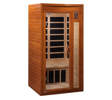Golden Designs Dynamic Barcelona Elite 1-2 Person Ultra Low EMF FAR Infrared Sauna | DYN-6106-01 Elite