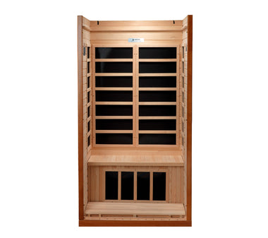 Golden Designs Dynamic "Barcelona" 1-2 Person Low EMF FAR Infrared Sauna | DYN-6106-01