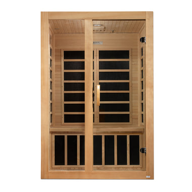 Golden Designs Dynamic "Santiago" 2-Person Low EMF Infrared Sauna | DYN-6209-01
