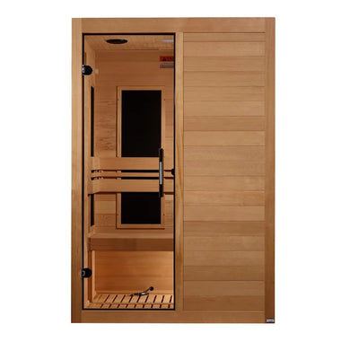 Golden Designs Dynamic Lucca 2 Person Low EMF FAR Infrared Sauna | DYN 6215-05