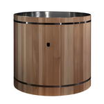 Barrel – Ultra Stainless Steel with Pacific Cedar Exterior Model: DCT-B-042-USSPC