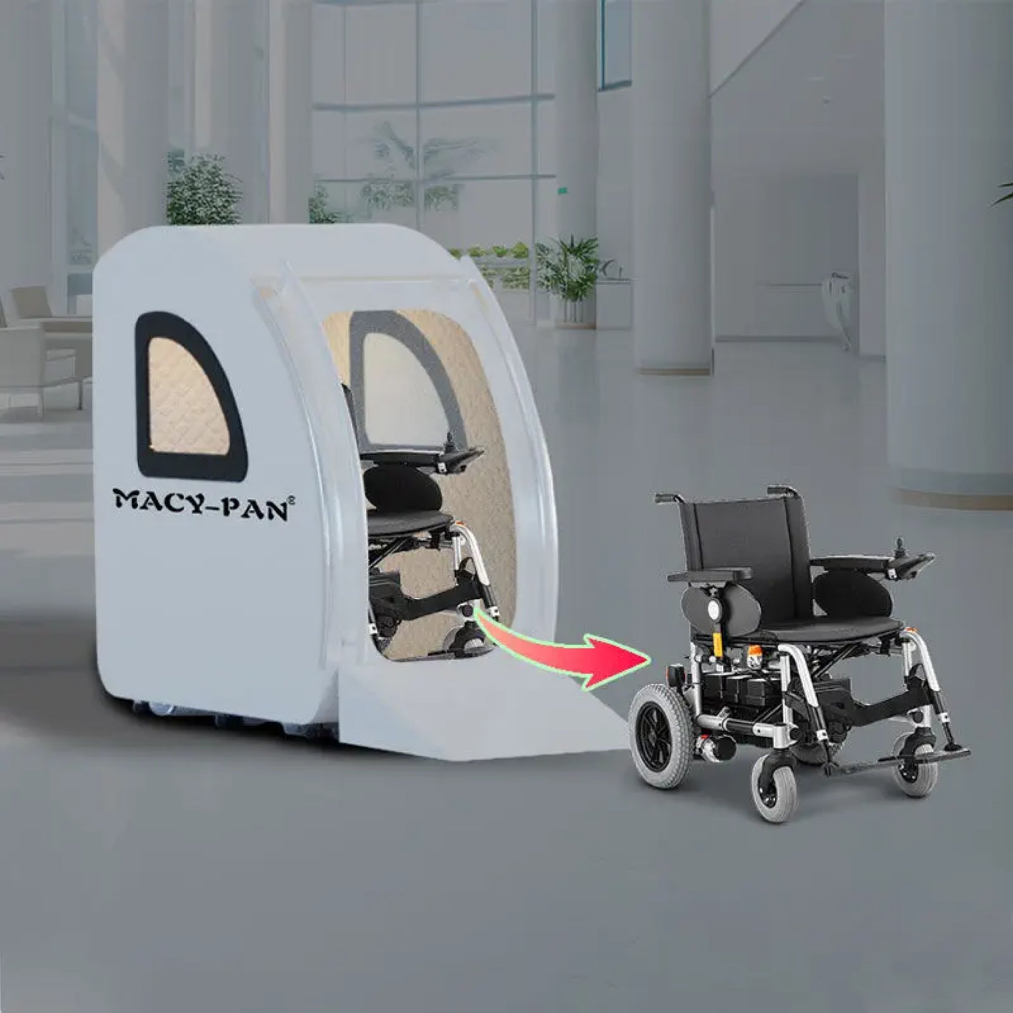 Macy-Pan HP750  2.0 ATA Seated Hard Shell Hyperbaric Chamber