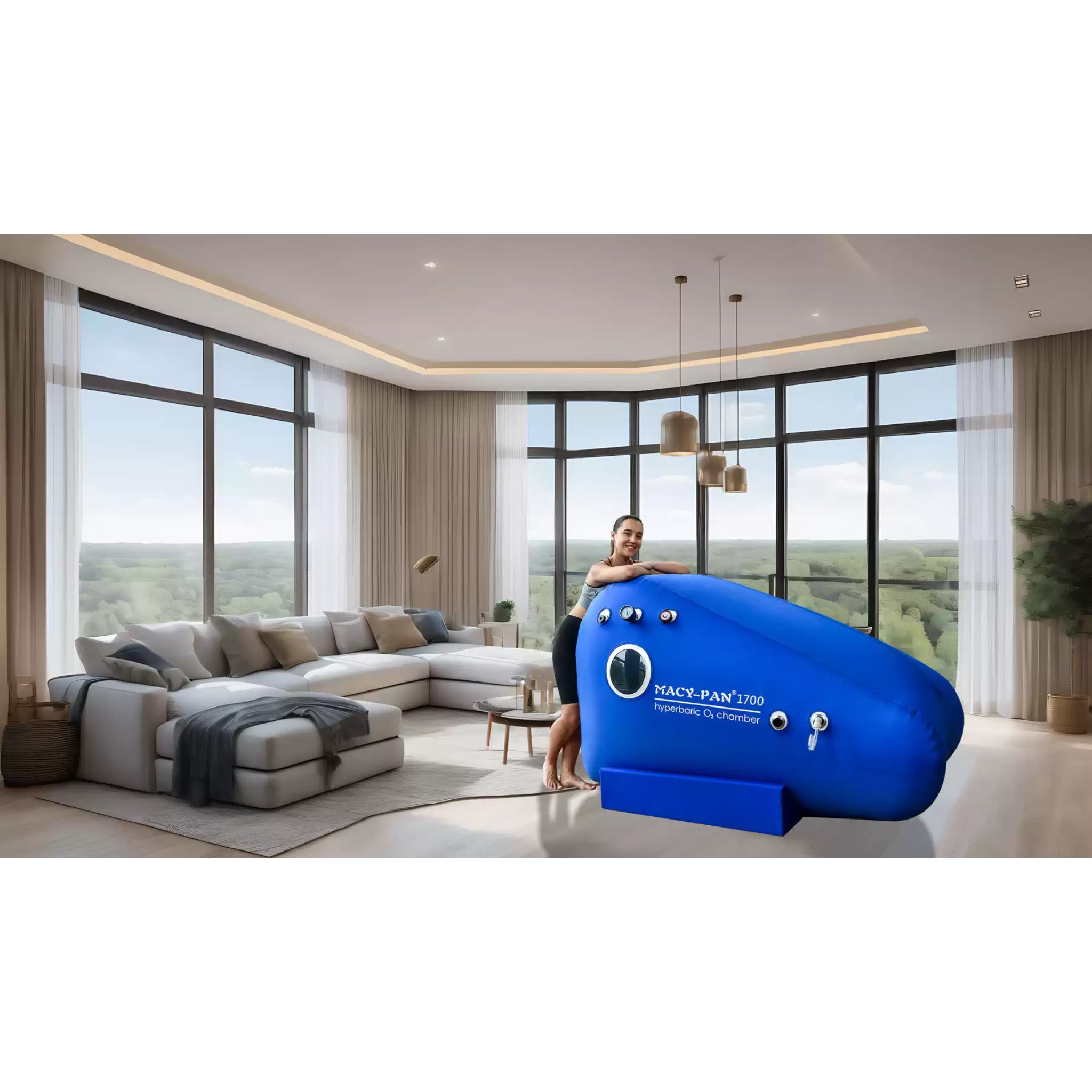 Macy-Pan ST1700  1.5 ATA Soft Sitting Hyperbaric Chamber