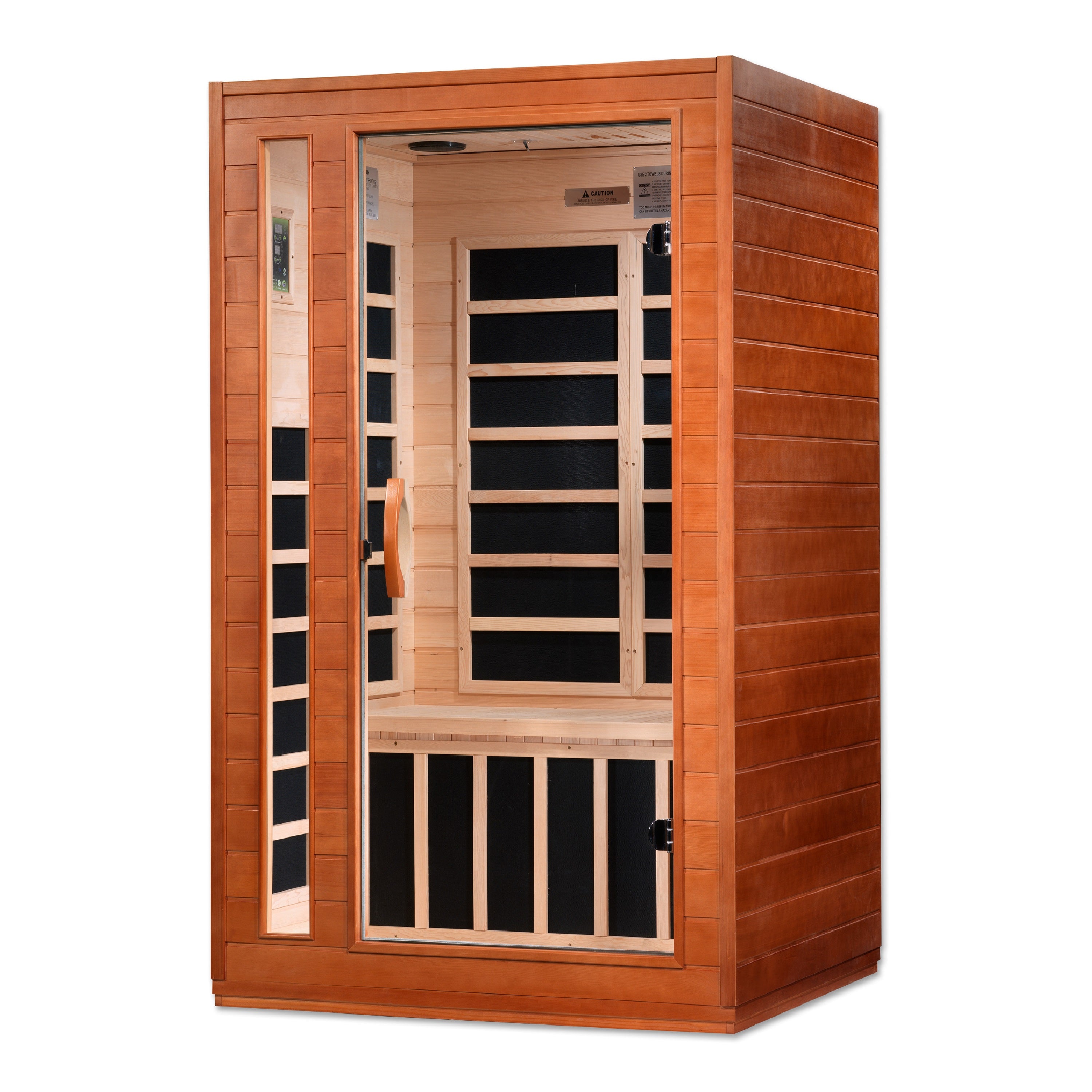 Golden Designs Dynamic "Cordoba" 2-Person Low EMF FAR Infrared Sauna | DYN-6203-01
