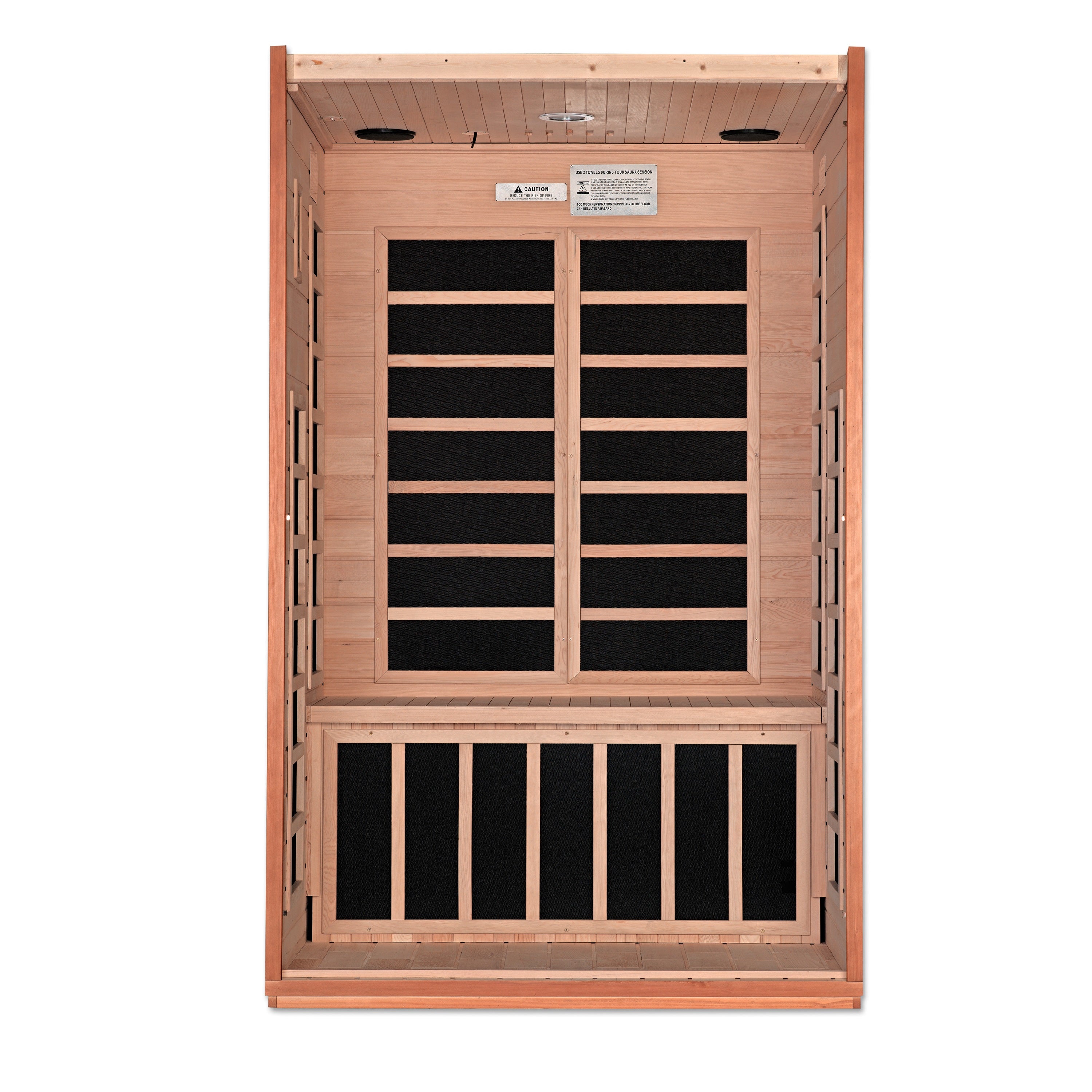 Golden Designs Dynamic "Cordoba" 2-Person Low EMF FAR Infrared Sauna | DYN-6203-01