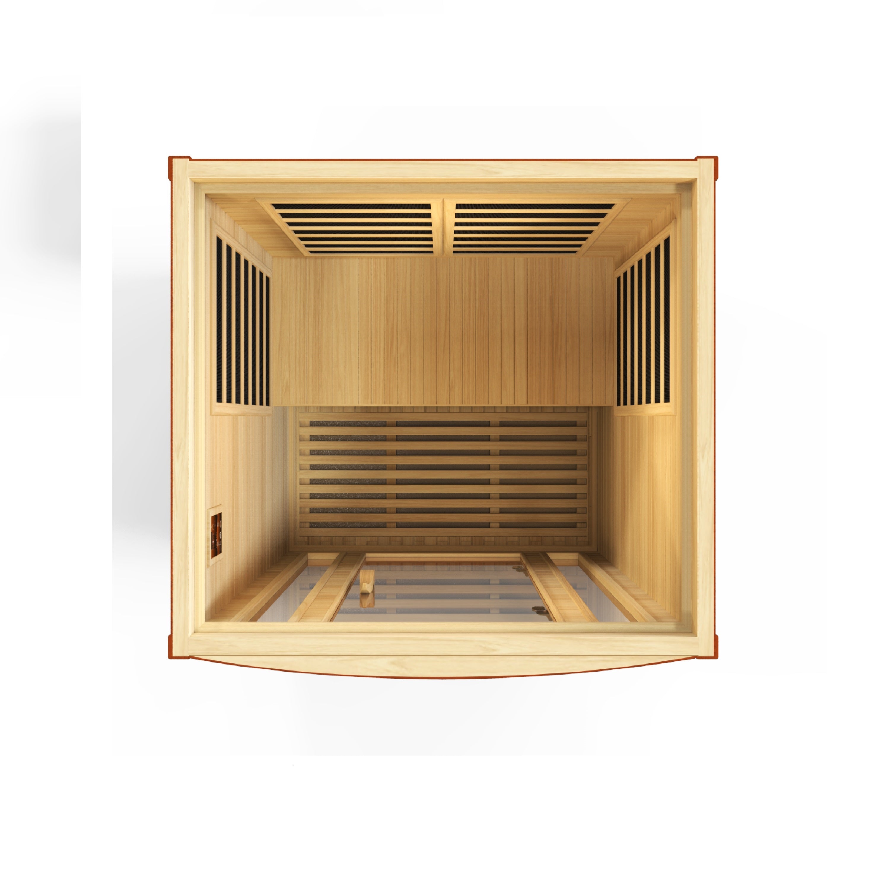 Golden Designs Dynamic "San Marino" 2-Person Low EMF FAR Infrared Sauna | DYN-6206-01
