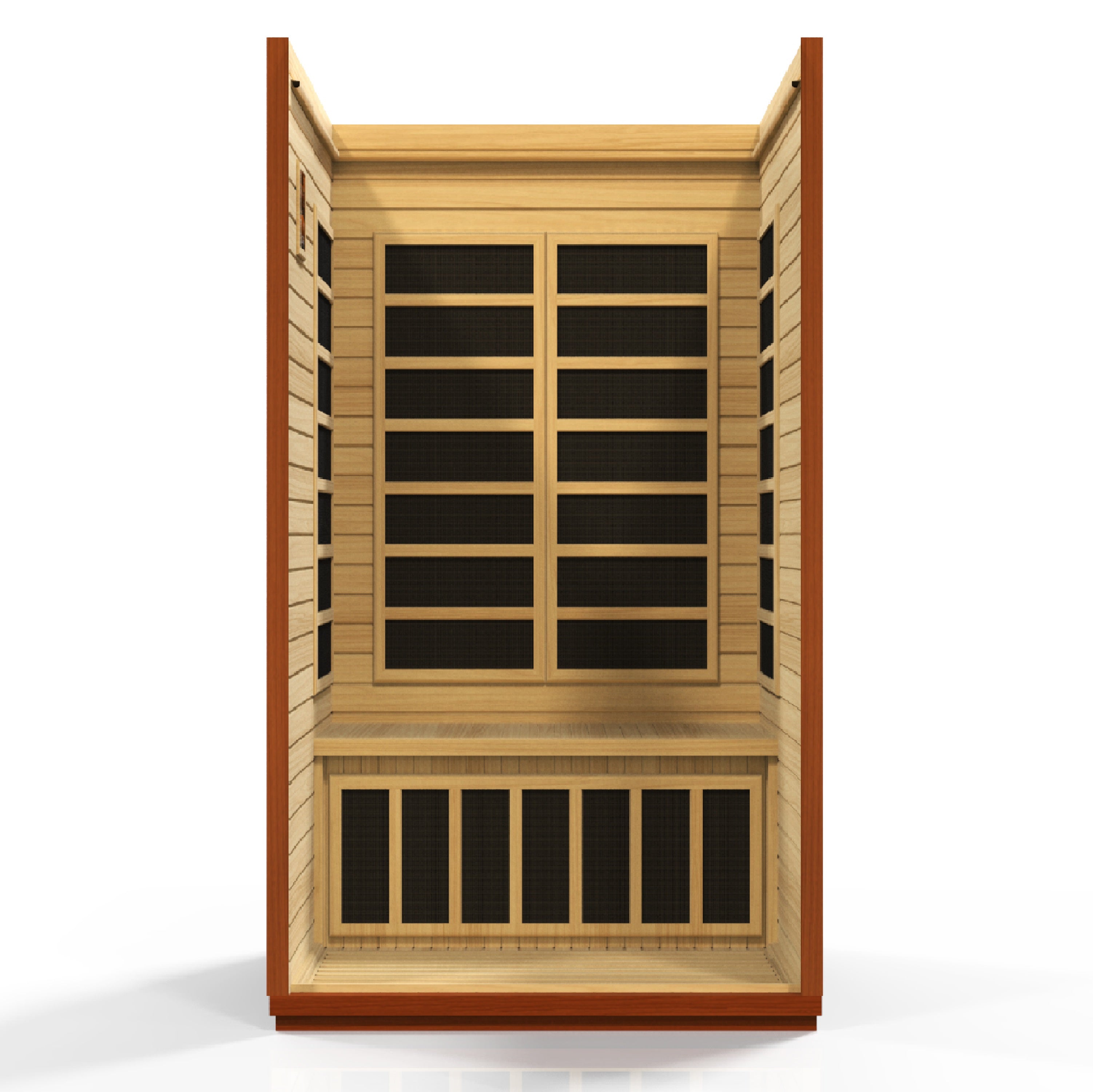Golden Designs Dynamic "San Marino" 2-Person Low EMF FAR Infrared Sauna | DYN-6206-01