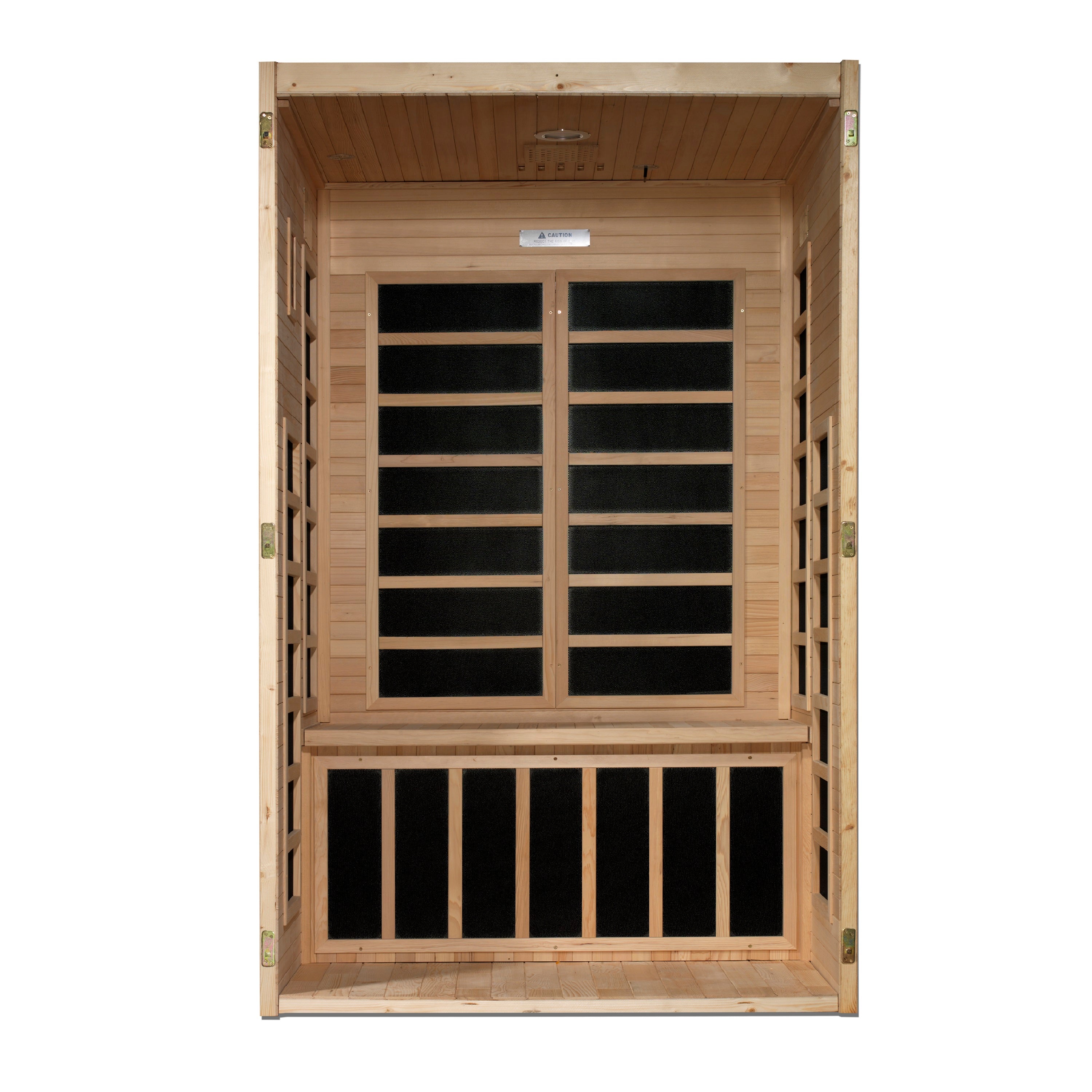 Golden Designs Dynamic "Santiago" 2-Person Low EMF Infrared Sauna | DYN-6209-01