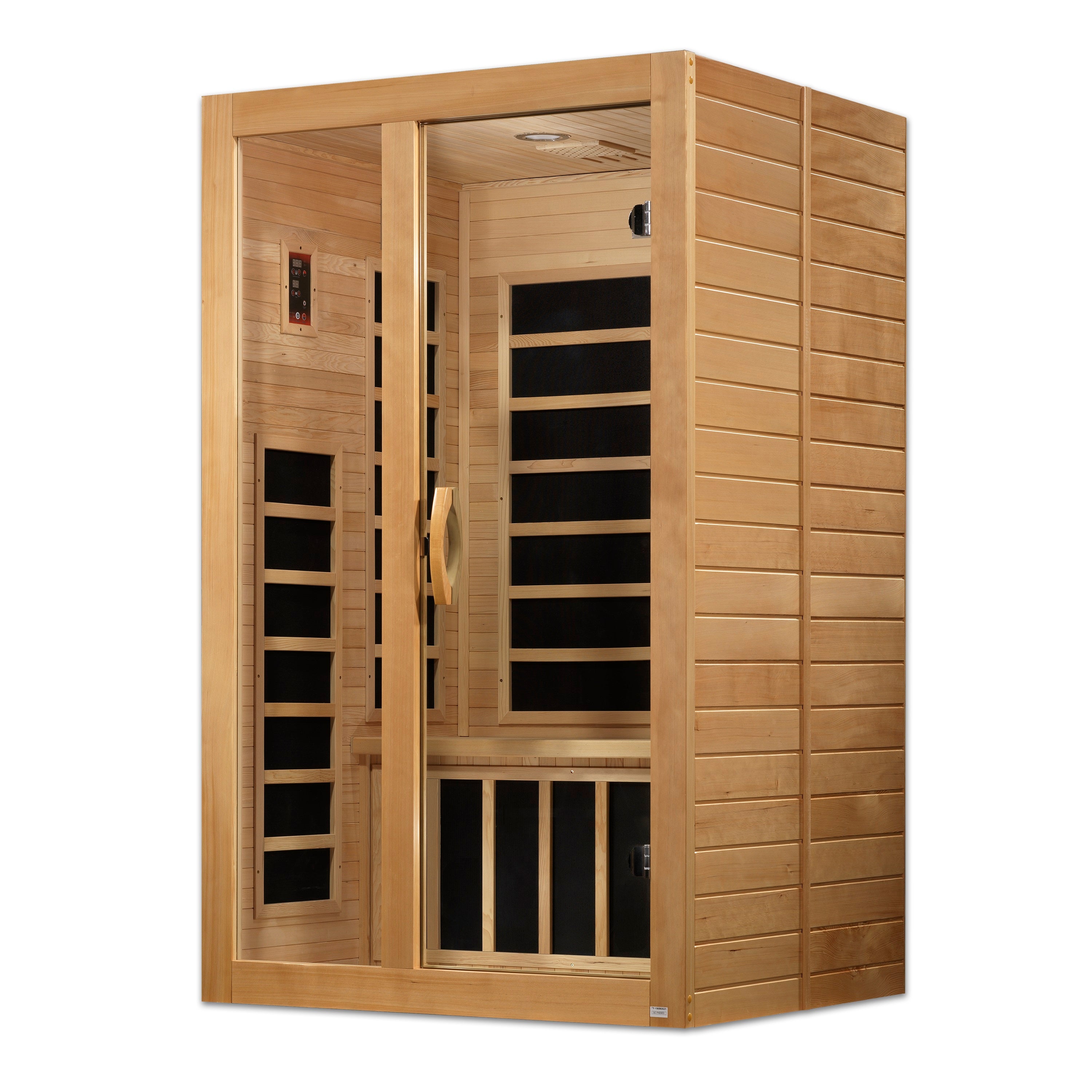 Golden Designs Dynamic "Santiago" 2-Person Low EMF Infrared Sauna | DYN-6209-01