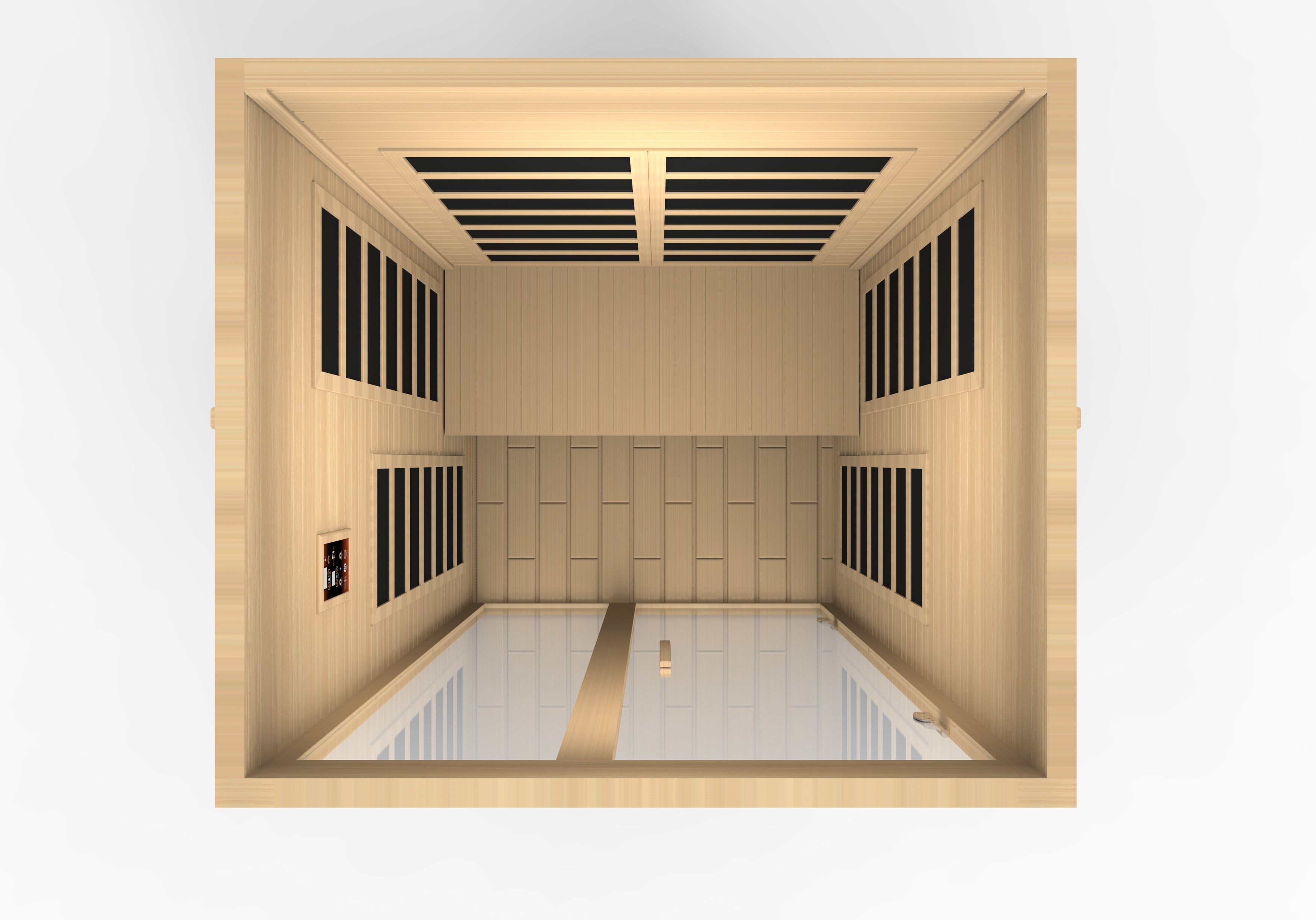 Golden Designs Dynamic "Santiago" 2-Person Low EMF Infrared Sauna | DYN-6209-01