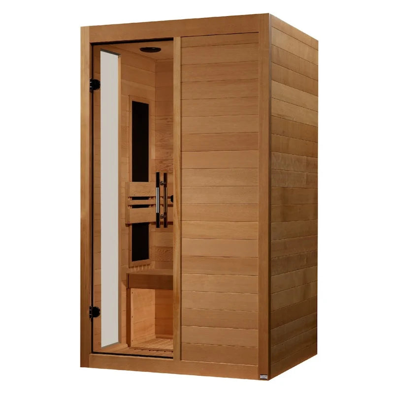 Golden Designs Dynamic Lucca 2 Person Low EMF FAR Infrared Sauna | DYN 6215-05
