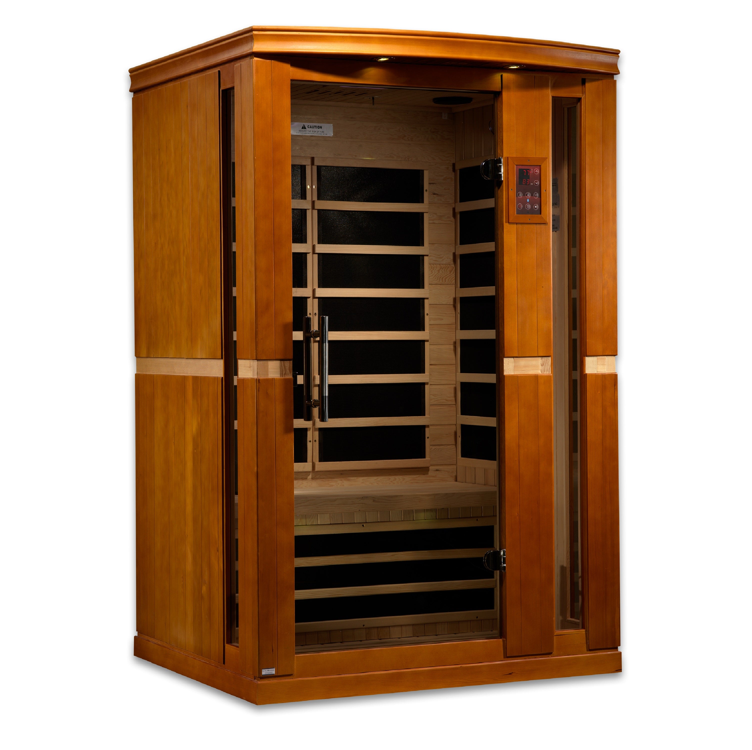 Golden Designs Dynamic "Vittoria" 2 Person Low EMF Infrared Sauna | DYN-6220-01