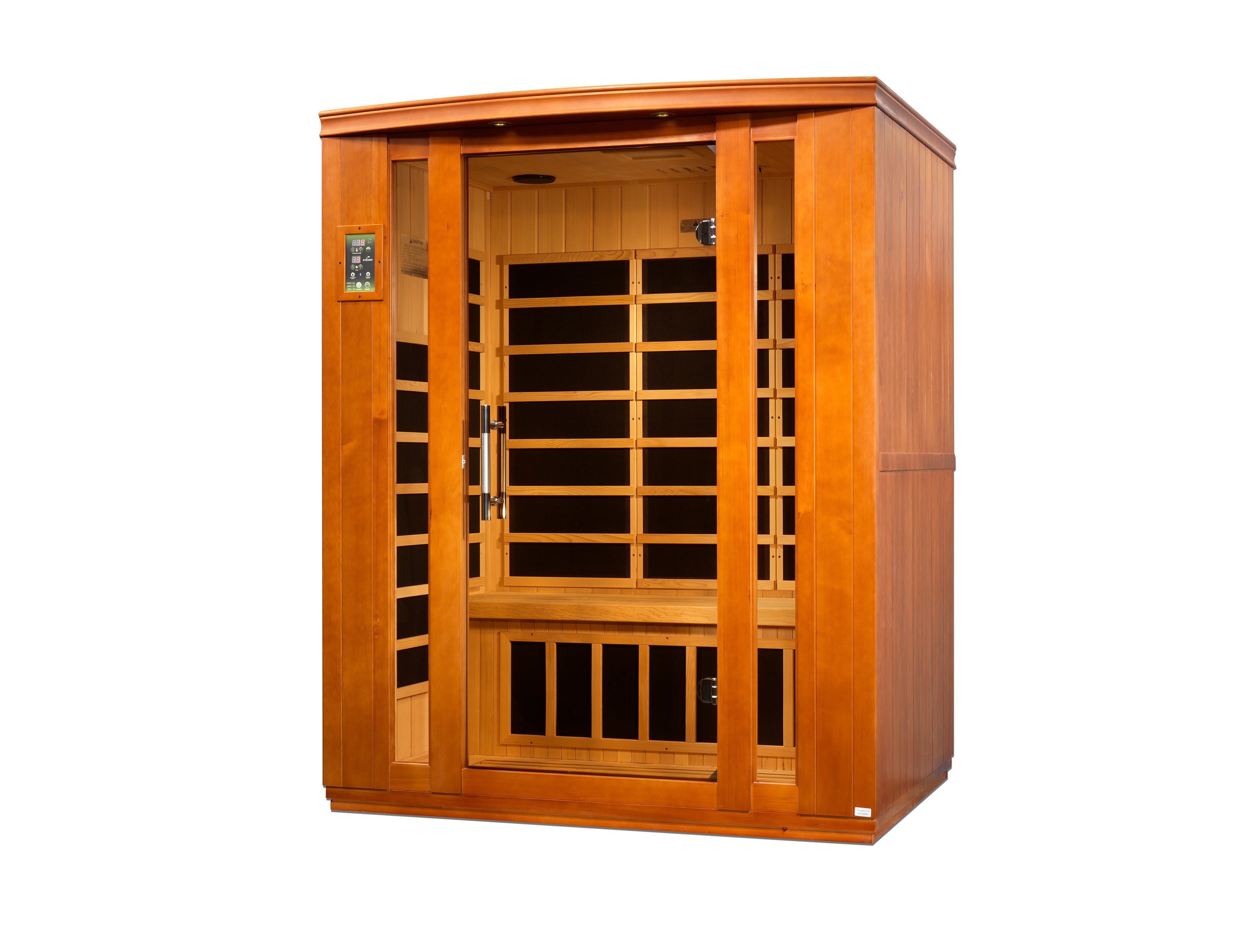 Golden Designs Dynamic "Bellagio" 3-Person Low EMF FAR Infrared Sauna | DYN-6306-02