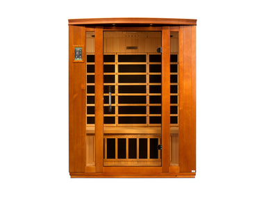 Golden Designs Dynamic "Bellagio" 3-Person Low EMF FAR Infrared Sauna | DYN-6306-02