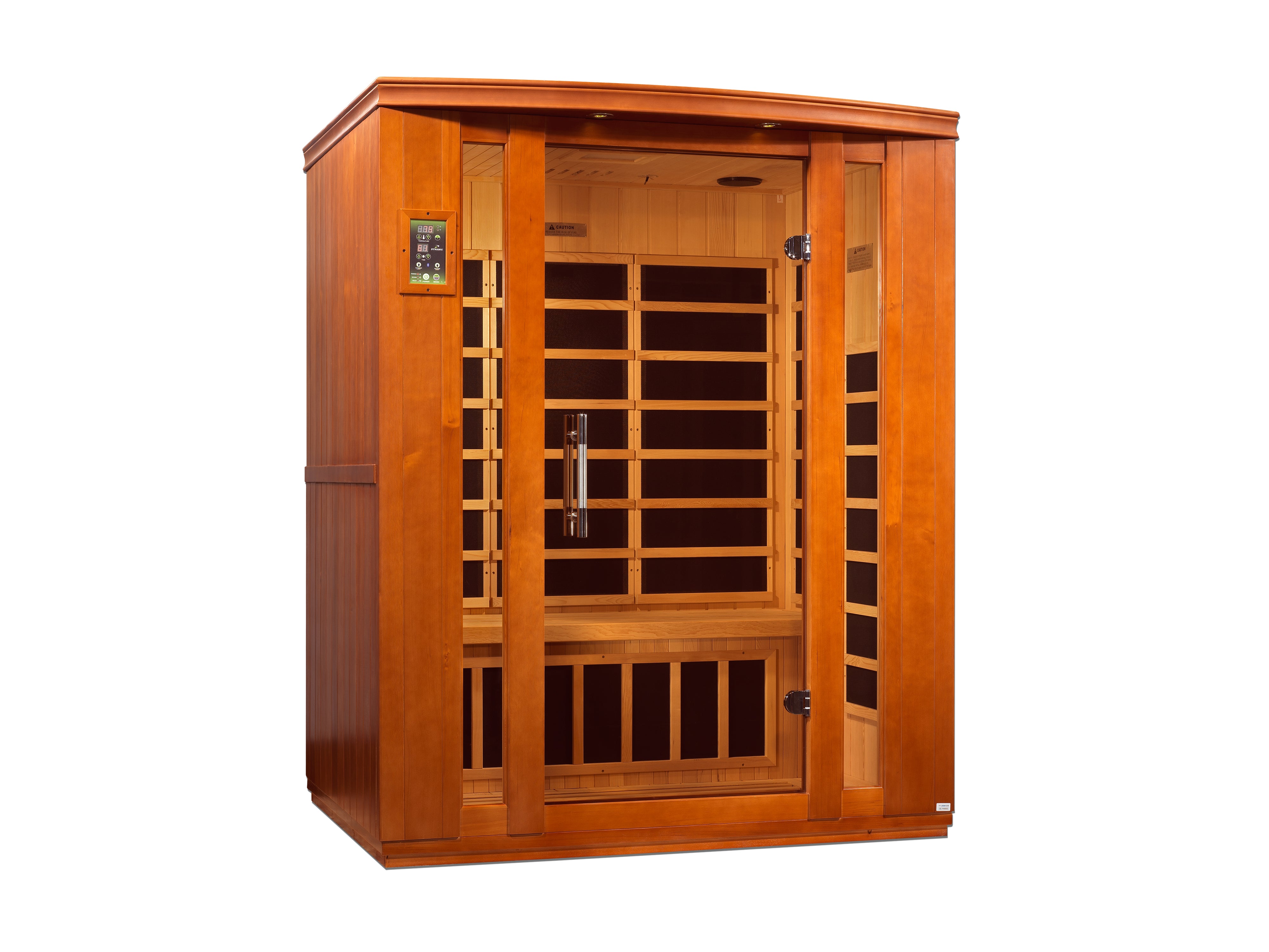 Golden Designs Dynamic "Bellagio" 3-Person Low EMF FAR Infrared Sauna | DYN-6306-02