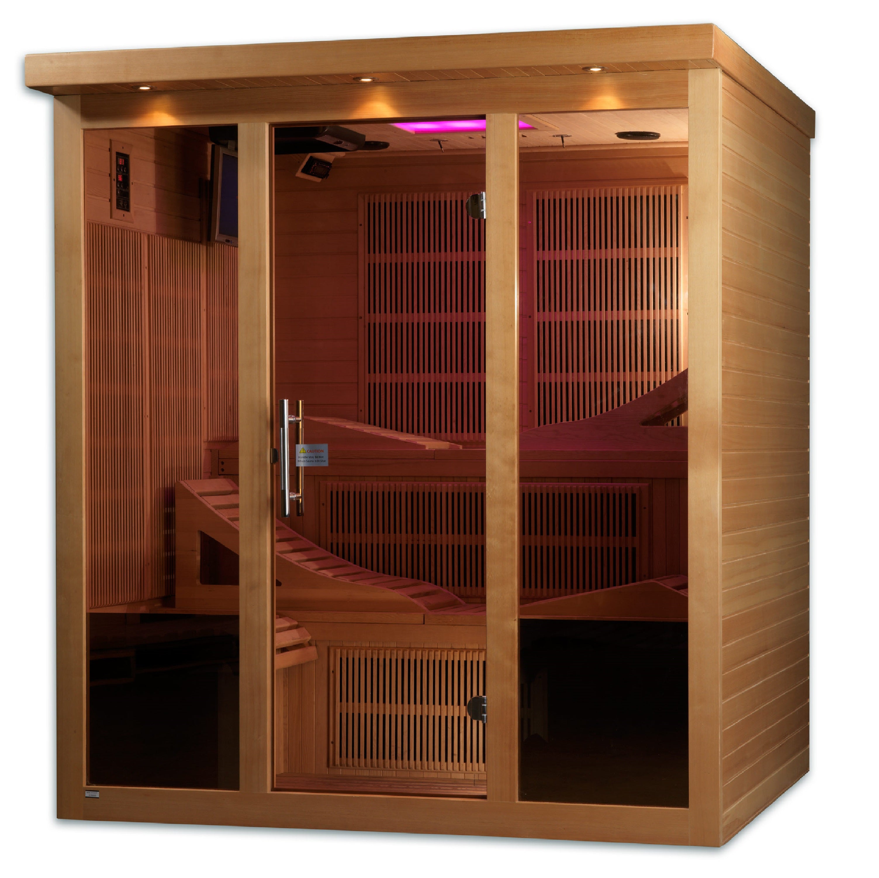 Golden Designs Monaco 6-Person PureTech™ Near Zero EMF Far Infrared Sauna | GDI-6996-01 Elite