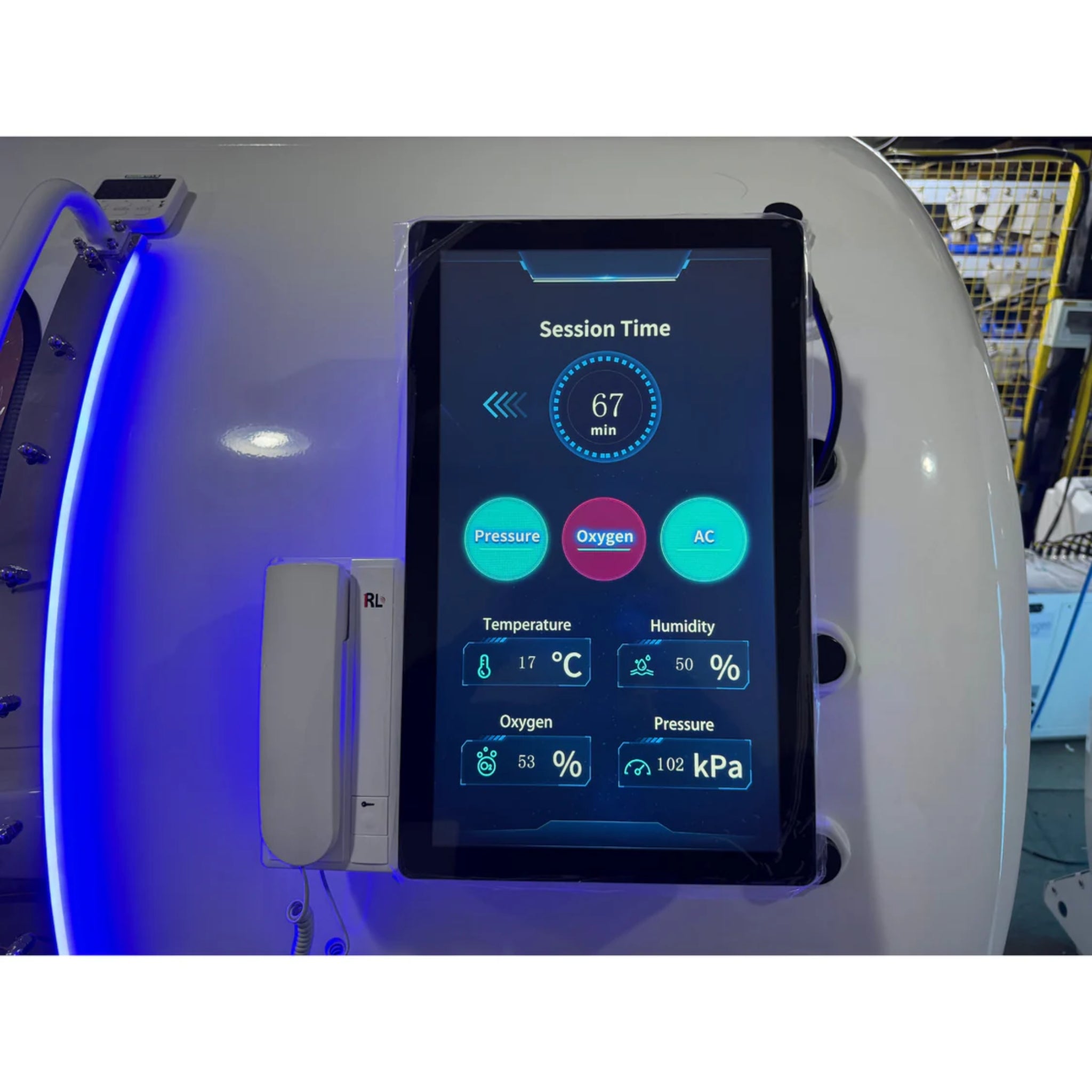 Macy-Pan HE5000 2.0 ATA Hard Shell Hyperbaric Chamber