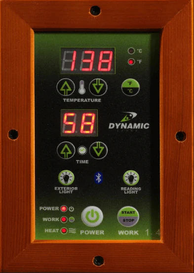 Golden Designs Dynamic "Bergamo" 4-Person Low EMF FAR Infrared Sauna | DYN-6440-01