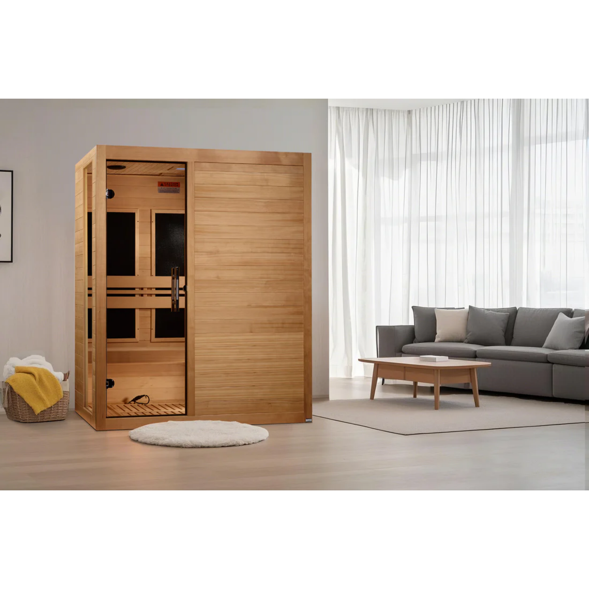 Golden Designs Dynamic "Toscana" 3-Person Low EMF FAR Infrared Sauna | DYN-6315-05