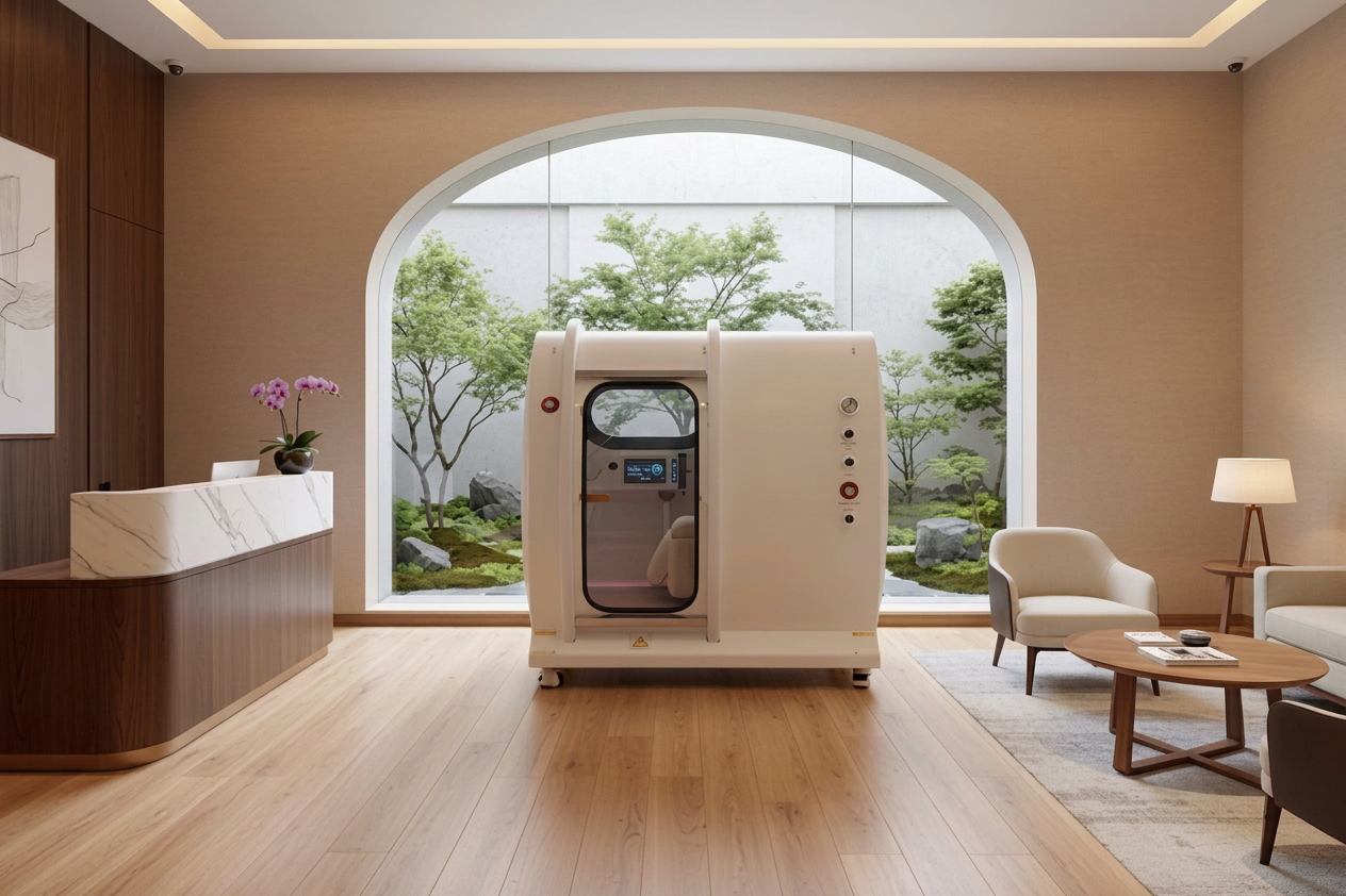 MP HE5000  2.0 ATA Hard Shell Hyperbaric Chamber