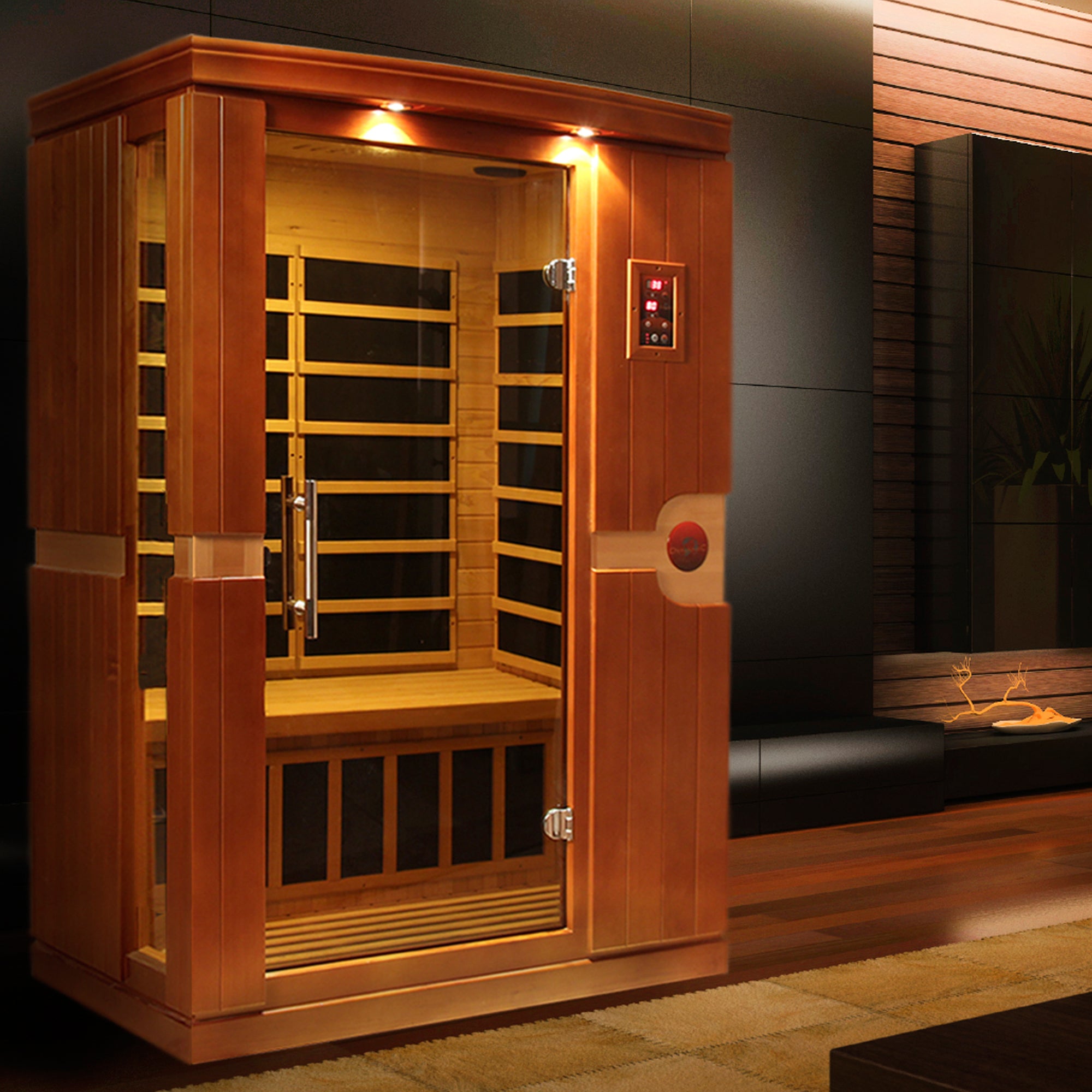 Golden Designs Dynamic "Venice" 2-Person Low EMF FAR Infrared Sauna | DYN-6210-01