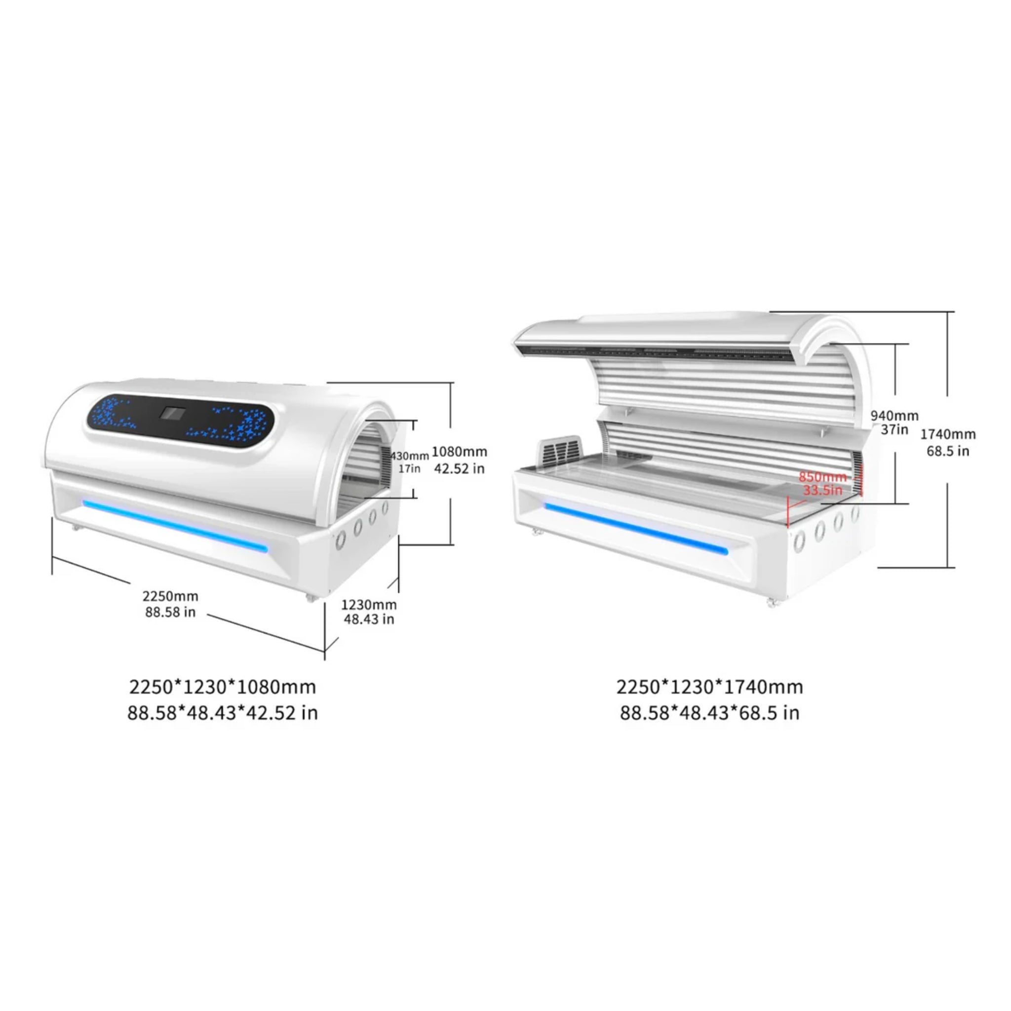 Merican - M6N Plus Red Light Therapy Bed