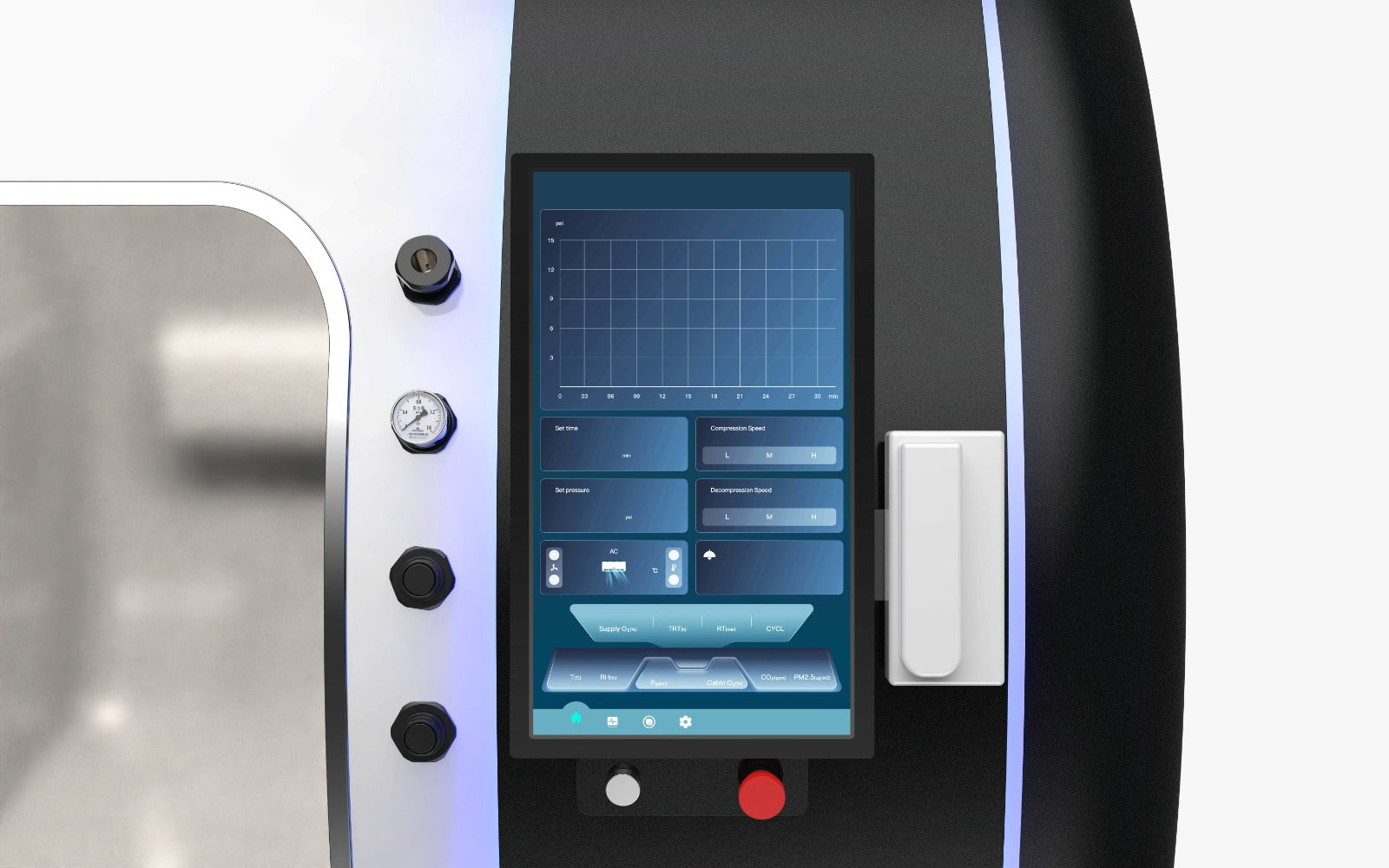 Oxy Air Two-Person Hyperbaric Chamber – Model OLV-YZM02