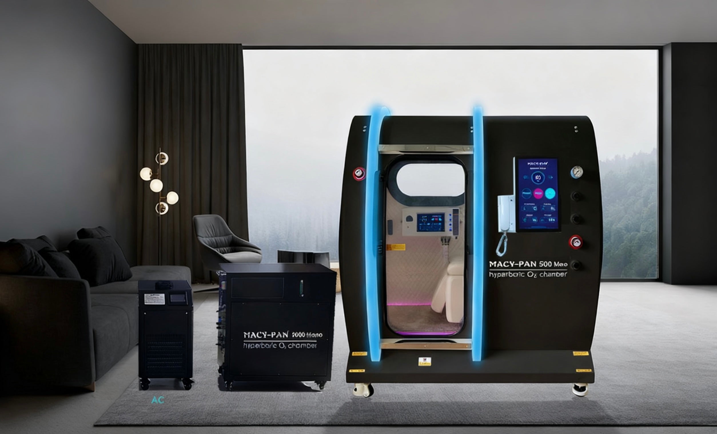 MP HE5000  2.0 ATA Hard Shell Hyperbaric Chamber