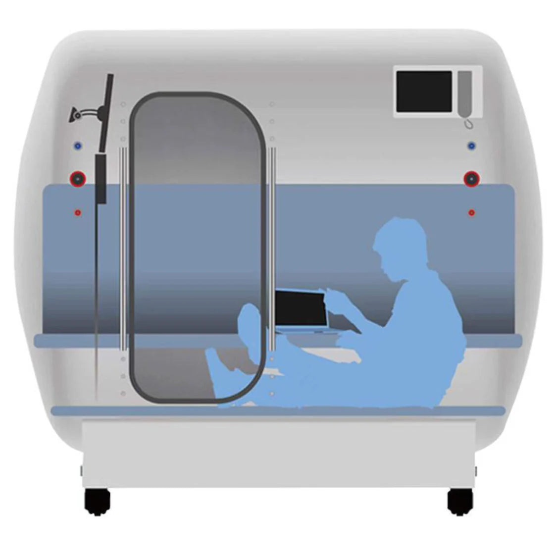 Macy-Pan HE5000 Mini 2.0 ATA Hard Shell Hyperbaric Chamber