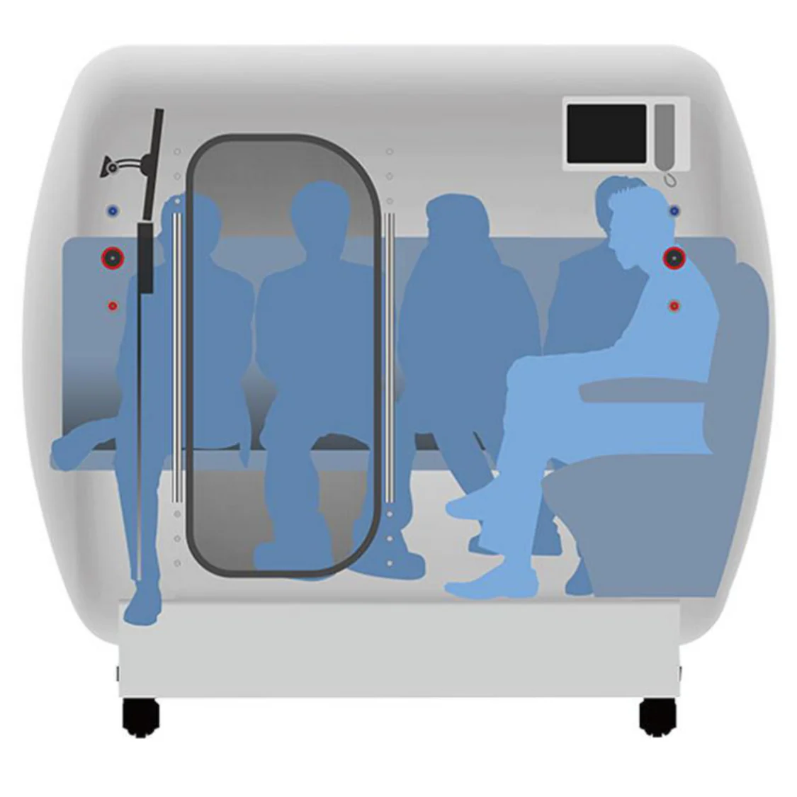 Macy-Pan HE5000 Mini 2.0 ATA Hard Shell Hyperbaric Chamber