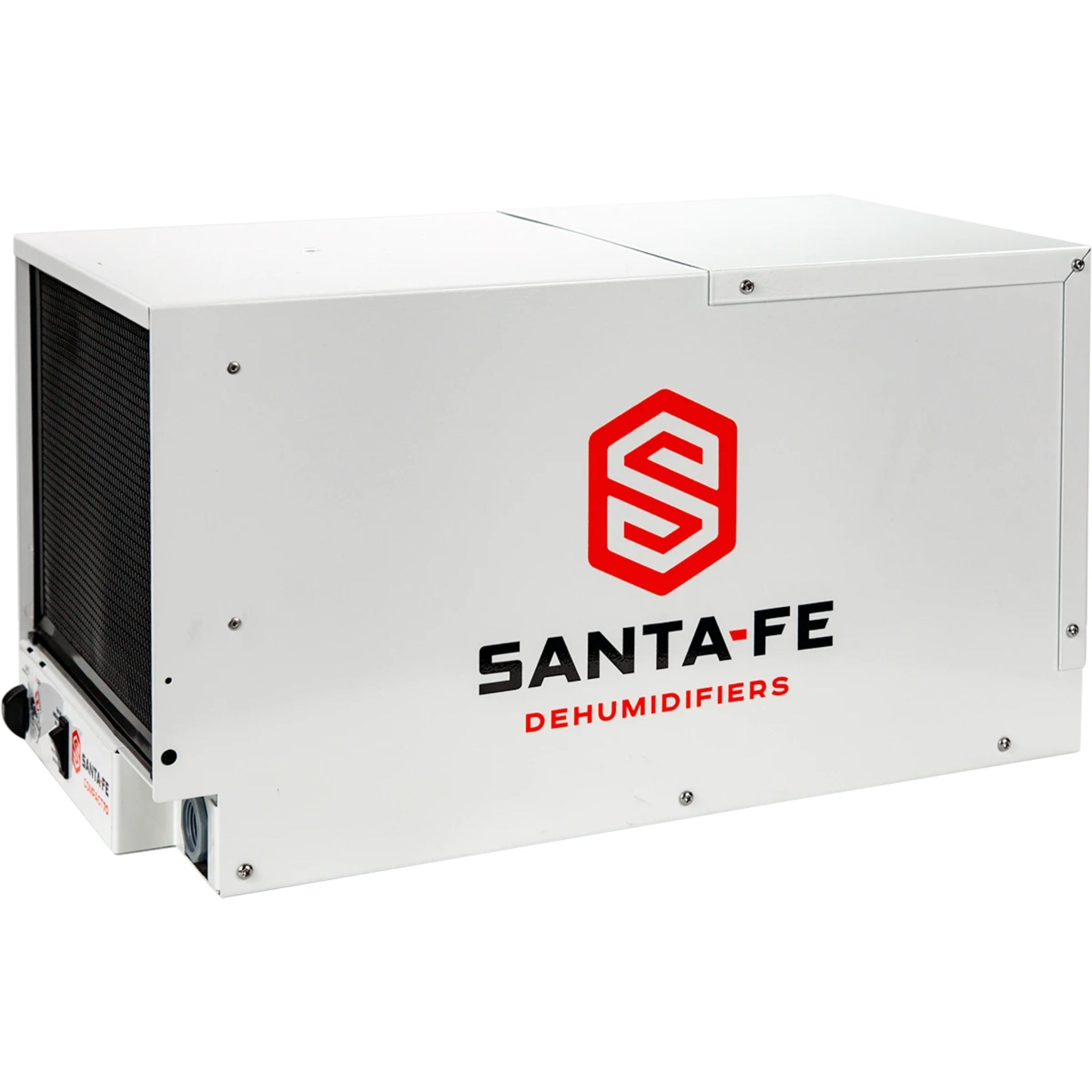 Santa Fe Compact70 – 70 Pint Compact Dehumidifier, Low Profile for Tight Spaces (4044110)