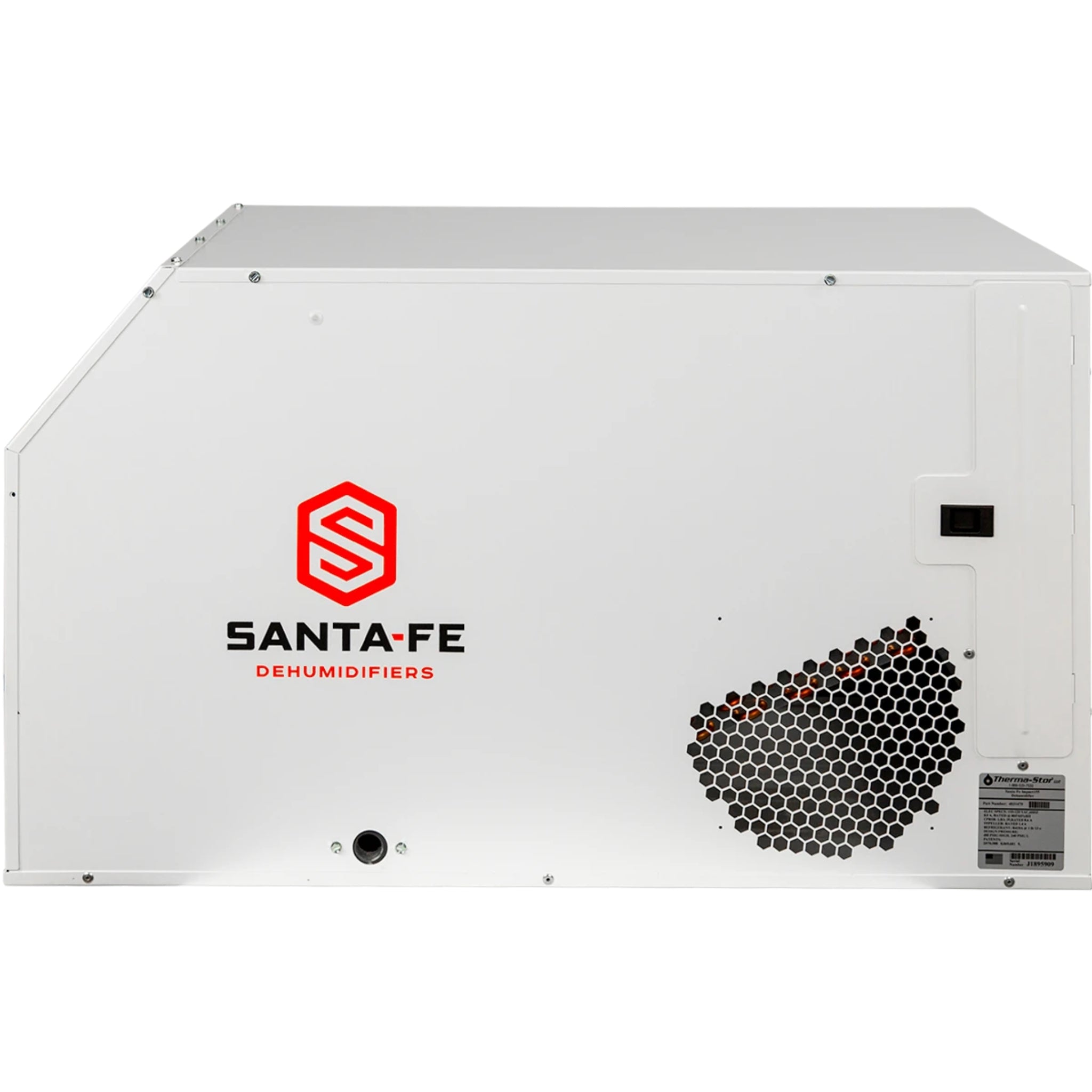Santa Fe Impact155 – 155 Pint Dehumidifier, High-Capacity for Crawlspaces & Basements