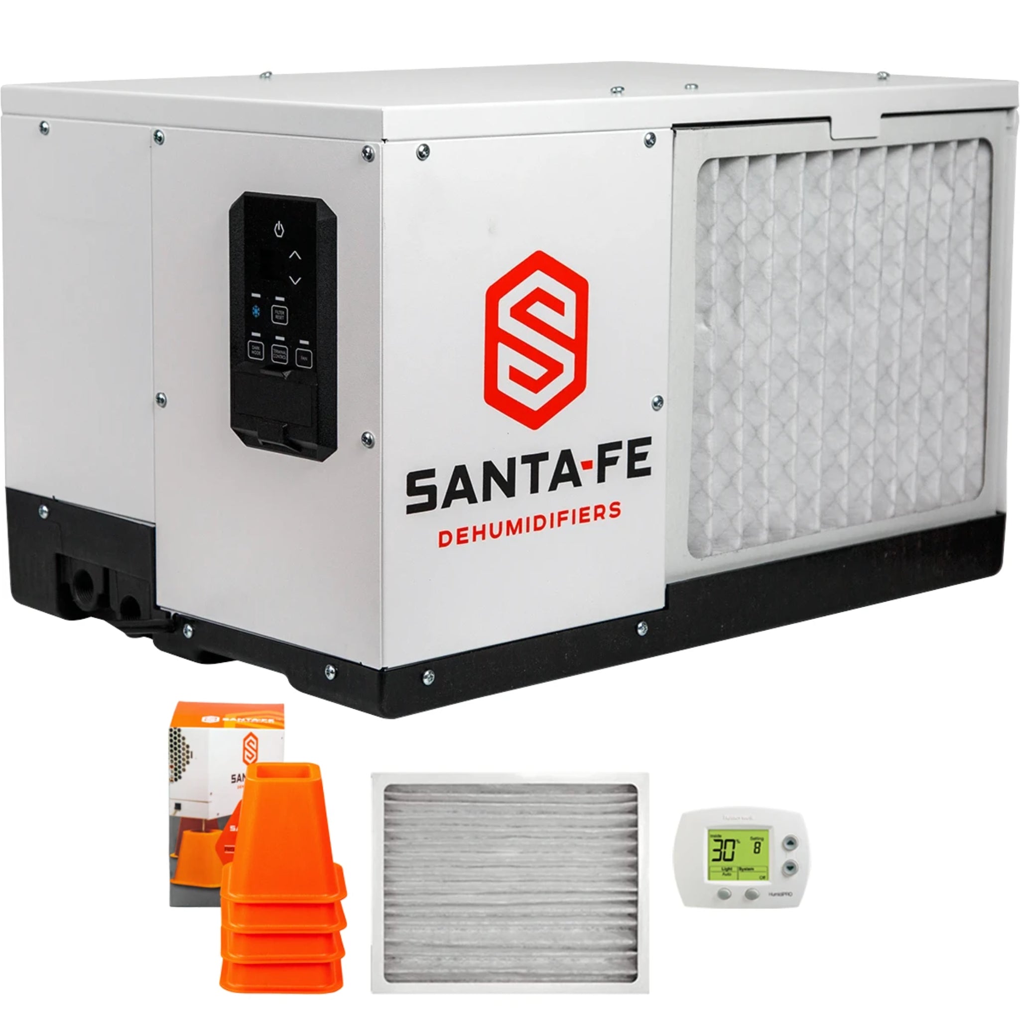 Santa Fe Oasis105 – 102 Pint Dehumidifier For Basements, Crawlspaces & Attics (4044510)