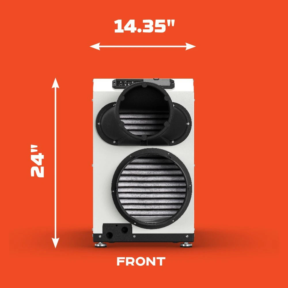 Santa Fe Ultra V155 Whole House Ventilating Dehumidifier with HVAC Integration  (4047300)