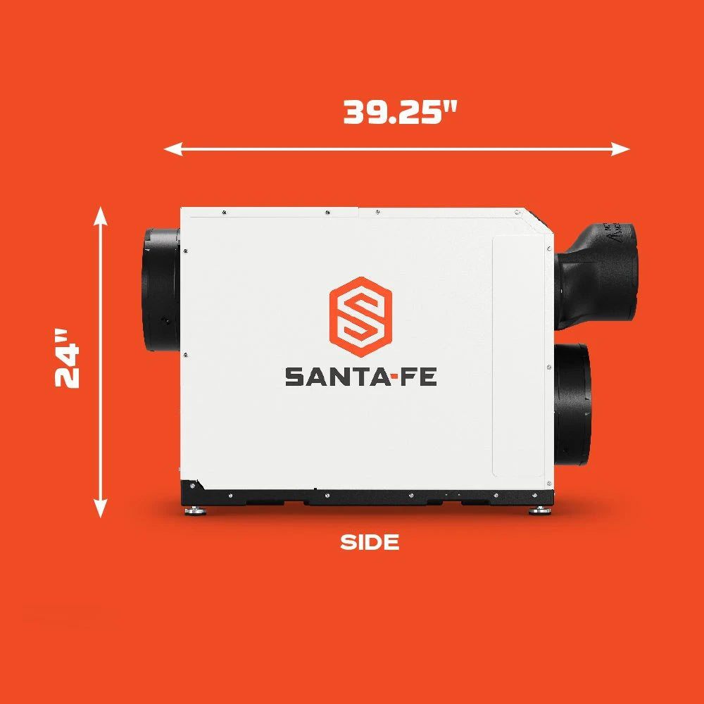 Santa Fe Ultra V155 Whole House Ventilating Dehumidifier with HVAC Integration  (4047300)