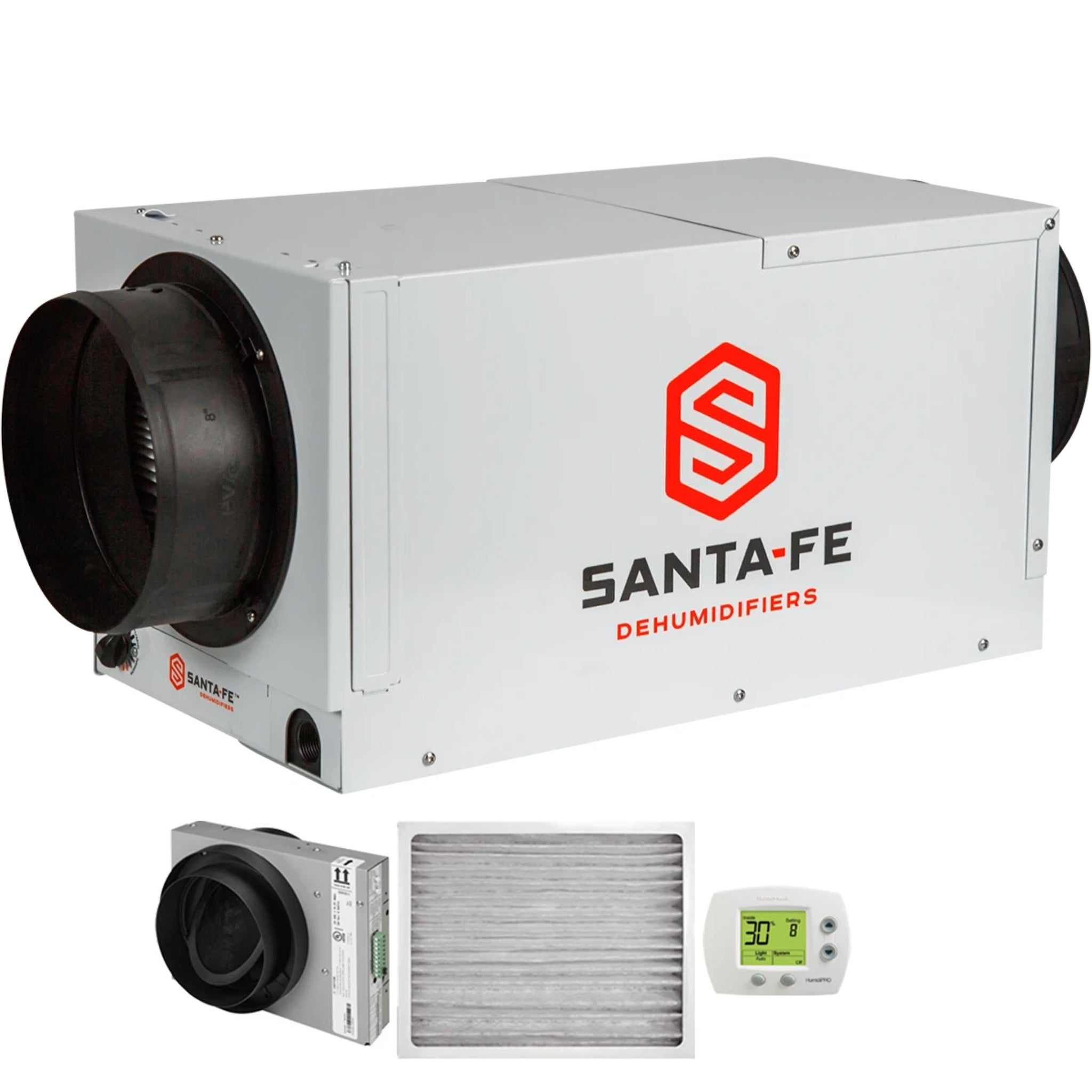 Santa Fe Ultra70 – Whole-House Dehumidifier, Ductable with Ventilation Options (4044100)
