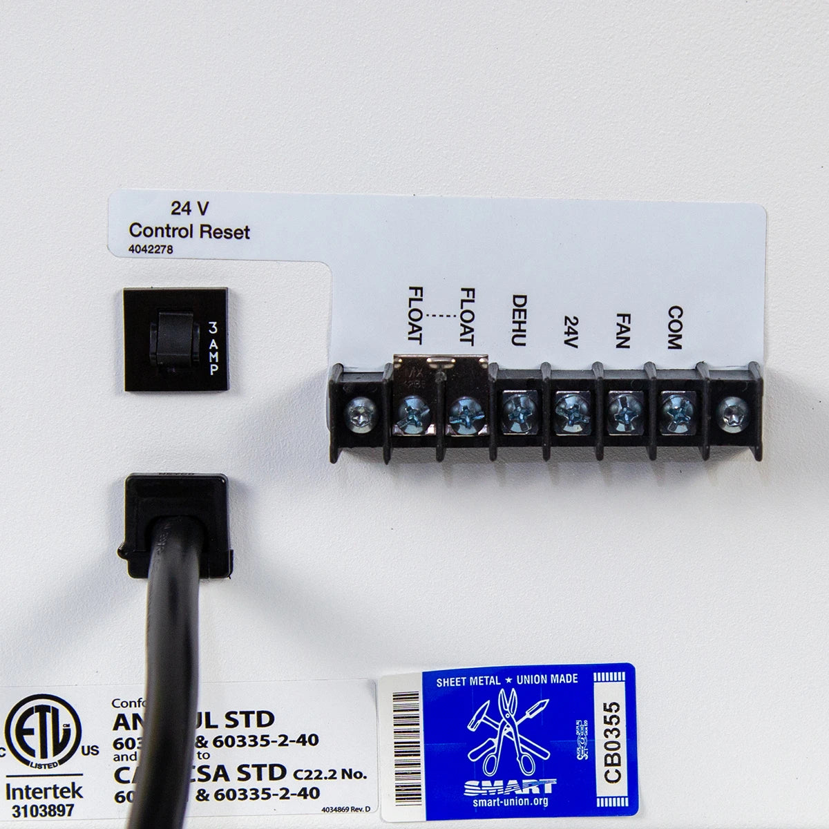 Santa Fe Ultra120-120 Pint Whole-House Dehumidifier, Ductable with HVAC Integration (4044400)